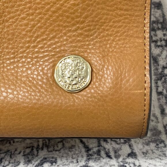 Vince Camuto ELVAN-TO Pebbled Leather Tote in Walnut Brown Large - Picture 8 of 8